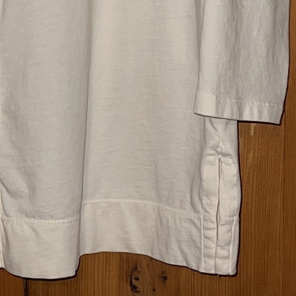 J. Jill Cream long sleeve button down cotton blouse Sz. XS - Picture 2 of 16